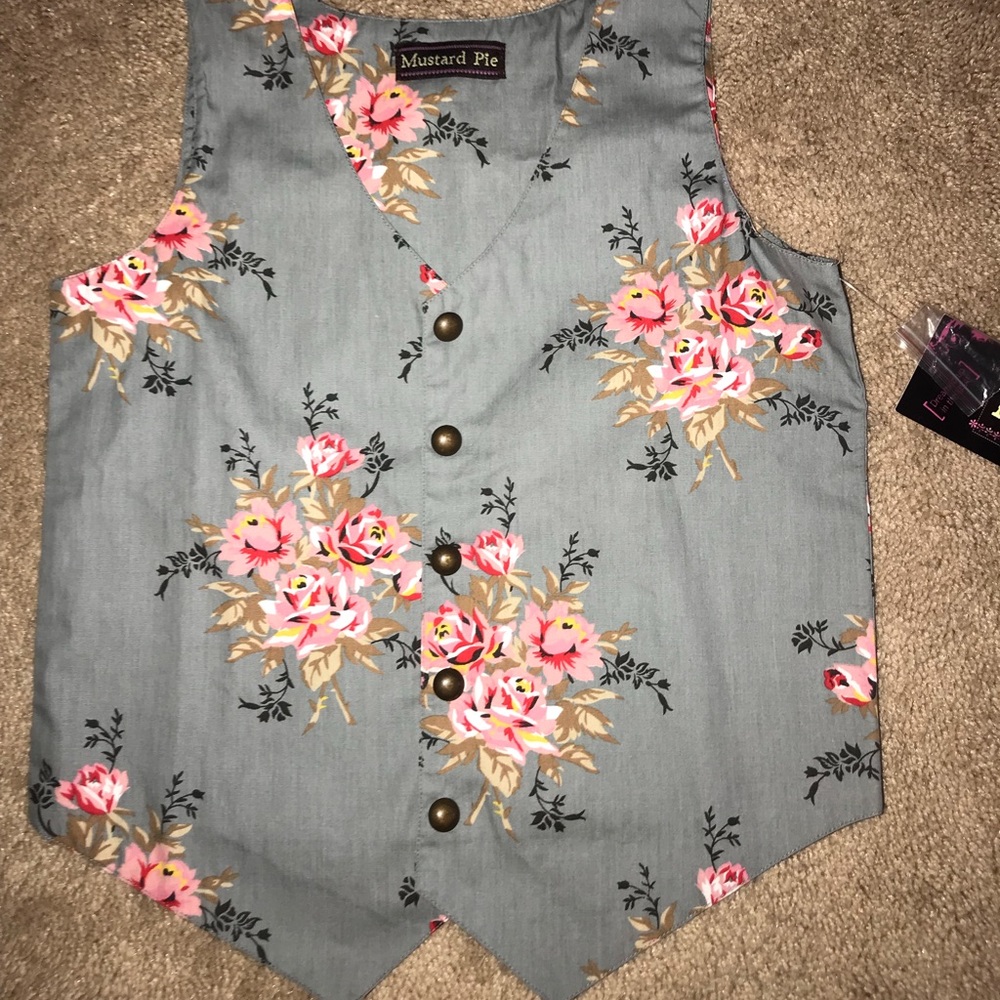 Mustard pie boys vest